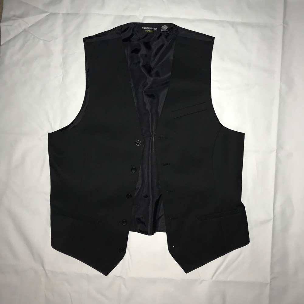 suit separate, black vest